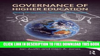 New Book Governance of Higher Education: Global Perspectives, Theories, and Practices