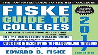 Collection Book Fiske Guide to Colleges 2017