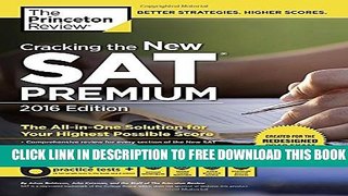 Collection Book Cracking the New SAT Premium Edition with 6 Practice Tests, 2016: Created for the