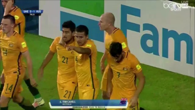 Tim Cahill Scores vs UAE (0-1)