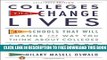 Collection Book Colleges That Change Lives: 40 Schools That Will Change the Way You Think About