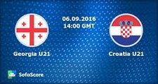 Georgia U21 2-2 Croatia U21 - All Goals & Highlights HD - 06.09.2016