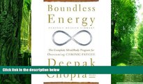 Big Deals  Boundless Energy: The Complete Mind/Body Program for Overcoming Chronic Fatigue