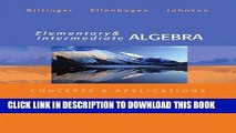 [PDF] Elementary and Intermediate Algebra: Concepts   Applications (6th Edition) Full Online