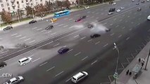 Rusya Devlet Başkanı Vladimir Putin'in makam aracı kaza yaptı: 1 ölü