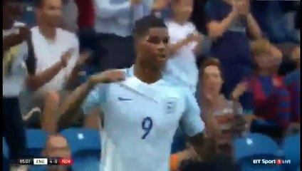 Marcus Rashford Amazing Goal- England U21 4-0 Norway U21 (UEFA Euro U21) 06.09.2016 HD