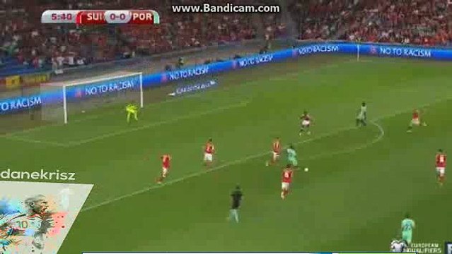 Eder Incredible Shot Chance - Switzerland vs Portugal - World Cup Qualification - 06/09/2016