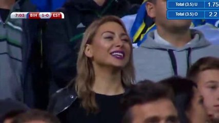 Emir Spahic Goal HD - Bosnia & Herzegovina 1-0 Estonia - 06.09.2016 HD