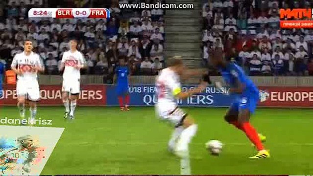Antoine Griezmann 1st Amazing Chance - Belarus vs France - World Cup Qualification - 06/09/2016