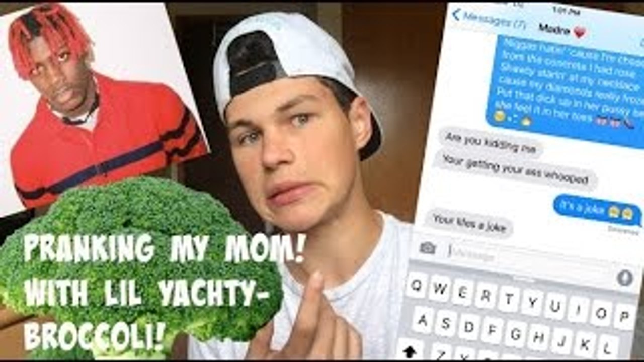 PRANKING MY MOM WITH "LIL YACHTY - BROCCOLI" LYRICS! (LYRIC PRANK)