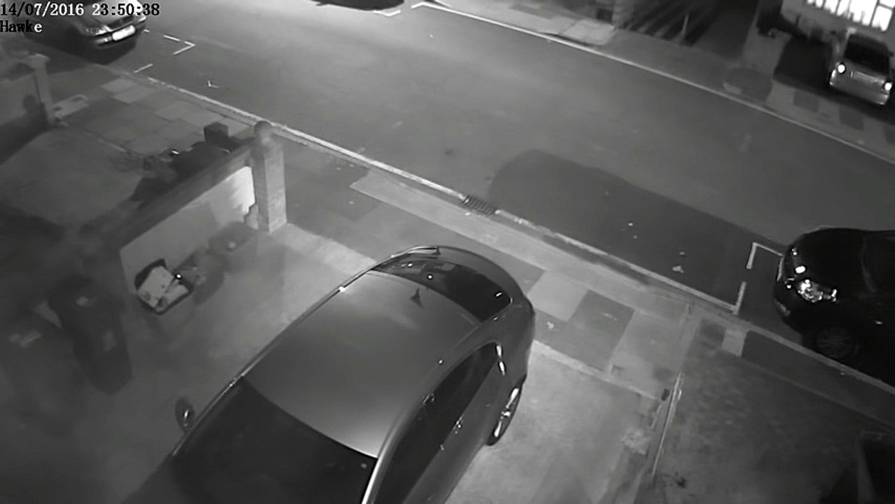 Chilling security footage captured something amazing. Can you believe it?