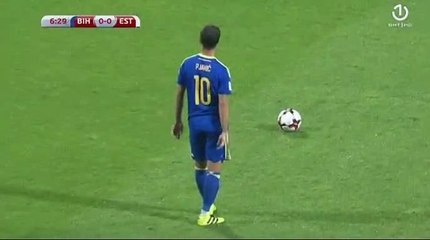 Emir Spahic Goal - Bosnia & Herzegovina 1-0 Estonia 06.09.2016