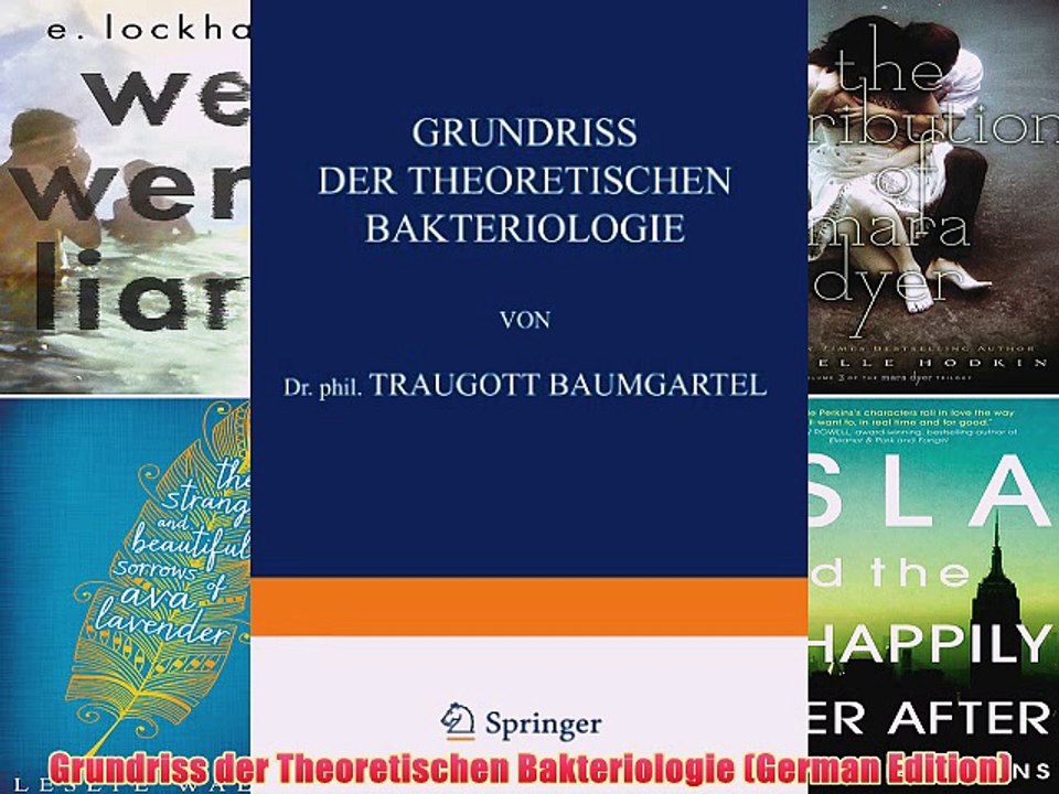 [PDF] Grundriss der Theoretischen Bakteriologie (German Edition) Popular Online