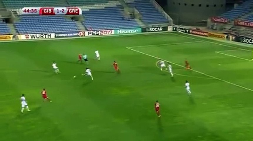Konstantinos Fortounis Goal HD - Gibraltar 1-3 Greece - 06-09-2016
