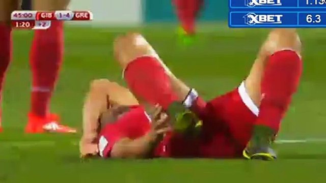 Vasilis Torosidis Goal HD - Gibraltar 1-4 Greece World Cup European Qualifiers 06.09.2016 HD