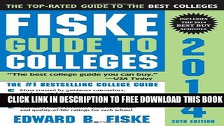 New Book Fiske Guide to Colleges 2014