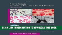 Collection Book Mayo Clinic Internal Medicine Board Review (Mayo Clinic Scientific Press)