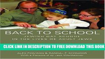 Collection Book Back to School: Jewish Day School in the Lives of Adult Jews