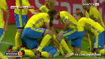 Marcus Berg Goal HD - Sweden 1-0 Netherlands - 06.09.2016