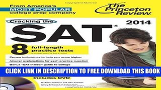 Collection Book Cracking the SAT with 8 Practice Tests   DVD, 2014 Edition (College Test