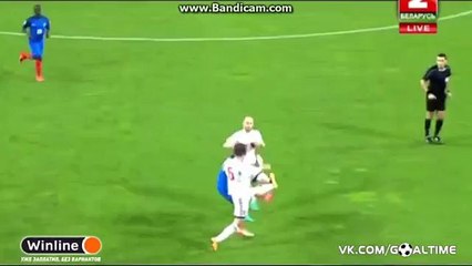 Antoine Griezmann Amazing Backheel Shot- France 0-0 Belarus (World Cup 2018 Qualifiers) 6/9/2016 HD