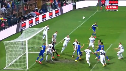 All Goals in First Half - Bosnia-Herzegovina 2-0 Estonia 06.09.2016