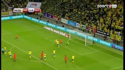 Sweden 1-1 Netherlands   World Cup European Qualifiers 06 Sep 2016