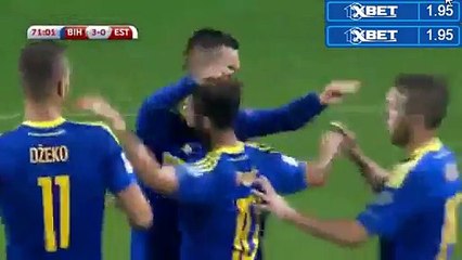 Haris Medunjanin Goal HD - Bosnia & Herzegovina 3-0 Estonia 06.09.2016 HD