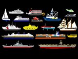 Water Vehicles (Updated) - Boats & Ships - The Kids' Picture Show (Fun & Educational Learning Video)