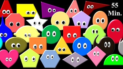 Shapes & Colors Collection - Shape Song & More - The Kids' Picture Show