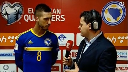 Medunjanin i Ibišević nakon utakmice