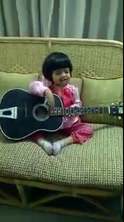 Baby singing