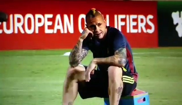 Nainggolan tijdens opwarming Cyprus-België