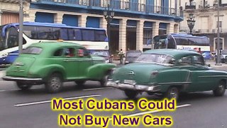 3 Classic Cars, Havana, Cuba