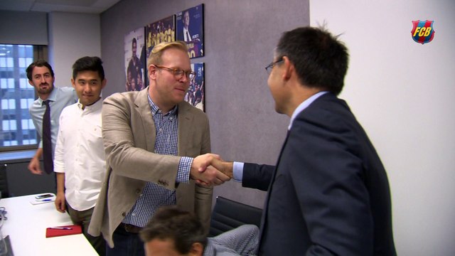 President Bartomeu explains the Club's strategy to the US media