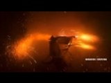 Torito Pinto - Folkloric Firewors - El Salvador - Slow motion - xtreme close up
