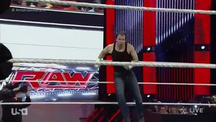 Dean Ambrose Vs Kane wwe.raw.2014.09.22