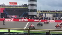 Motogp Assen 2016,Race,Rain,Restart race,Crash Bad Day For Valentino Rossi