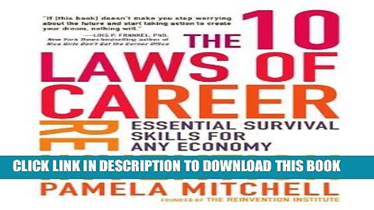[Read PDF] The 10 Laws of Career Reinvention: Essential Survival Skills for Any Economy Download