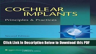 [Read] Cochlear Implants: Principles and Practices Free Books