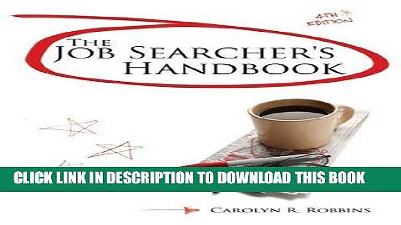 [Read PDF] The Job Searcher s Handbook (4th Edition) Ebook Online