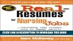 [Read PDF] Real Resumes for Nursing Jobs: Including Real Resumes Used to Change Careers and