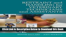 [Reads] Restraint   Handling for Veterinary Technicians   Assistants (Veterinary Technology) Free