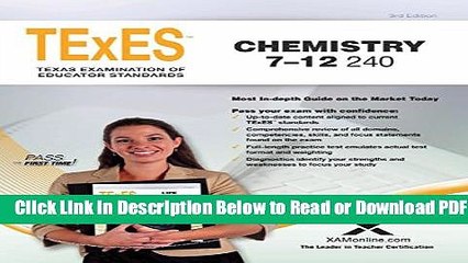 [Get] TExES Chemistry 7-12 240 Teacher Certification Study Guide Test Prep Popular New