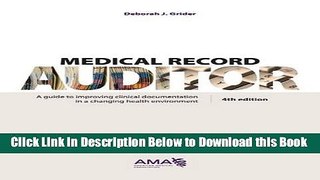 [Best] Medical Record Auditor: Documentation Rules and Rationales W/ Exercises Free Books
