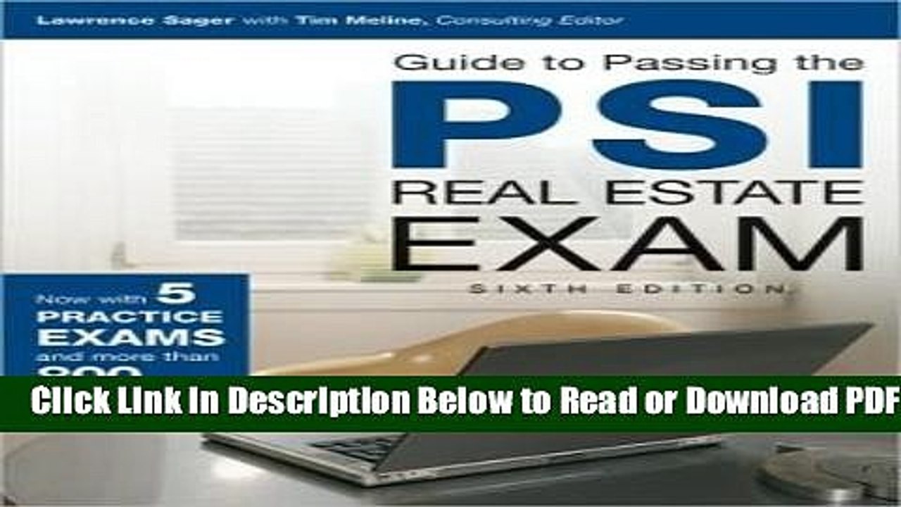 [Download] Guide to Passing Psi Real... Updated Free New