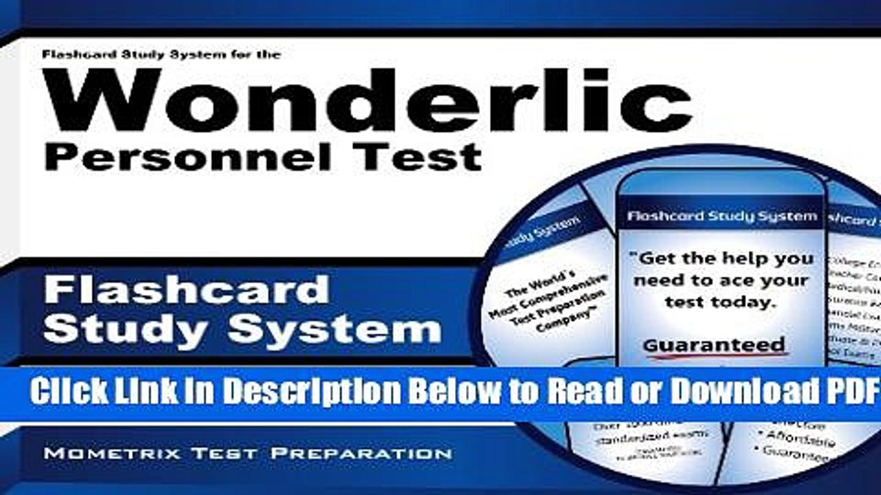 [Get] Flashcard Study System for the Wonderlic Personnel Test: WPT Exam Practice Questions