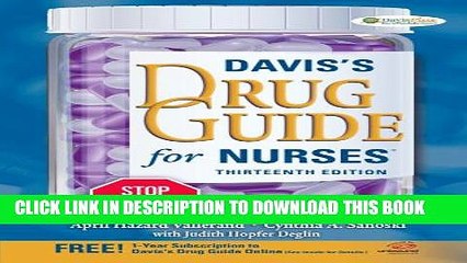 [PDF] Davis s Drug Guide for Nurses Full Online