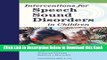 [PDF] Interventions for Speech Sound Disorders in Children (CLI) Free Books