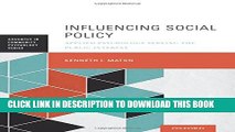 [Read PDF] Influencing Social Policy: Applied Psychology Serving the Public Interest (Advances in